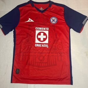 Cruz Azul Pirma 3rd Jersey Red Navy 2023/24 Size L Cemento Caliente Liga Mexico